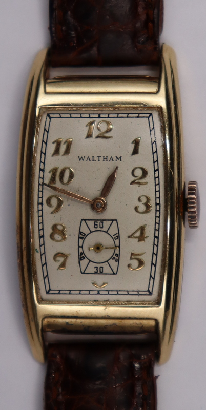 JEWELRY. MEN'S WALTHAM 14KT GOLD