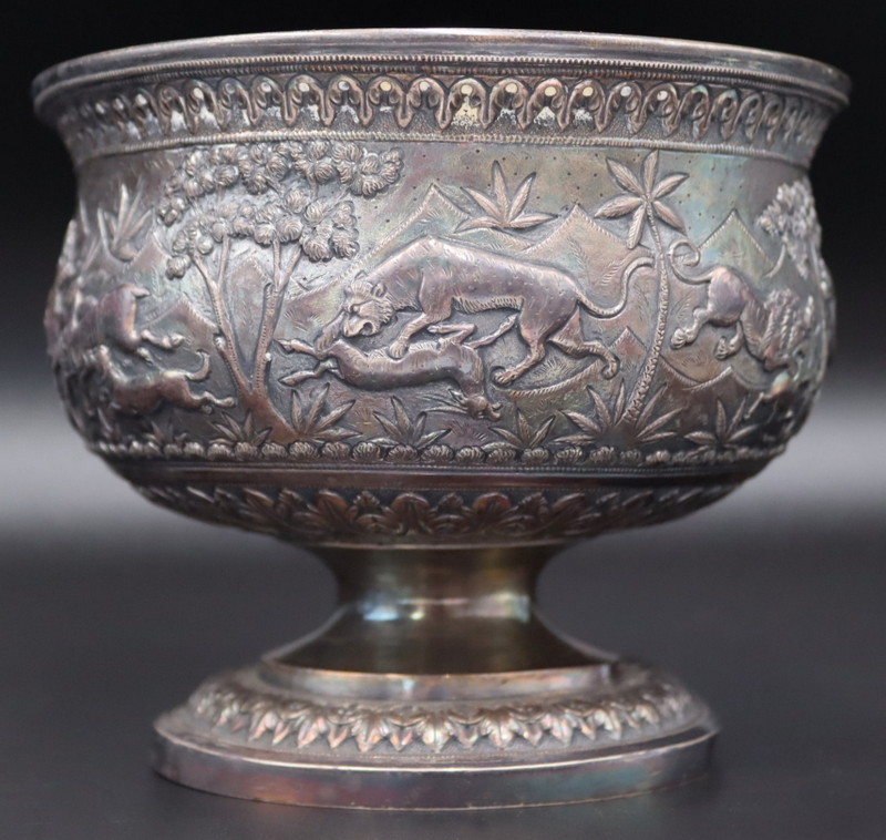 SILVER. INDIAN REPOUSSE SILVER