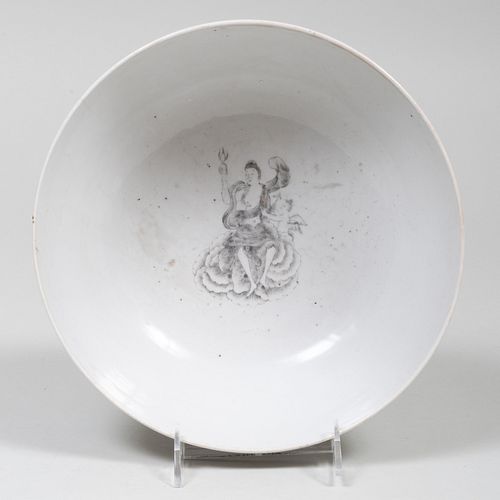 CHINESE EXPORT EN GRISAILLE PORCELAIN