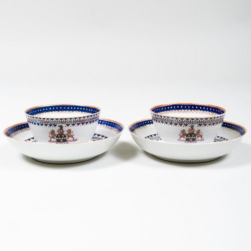 PAIR OF CHINESE EXPORT ARMORIAL 3ba2a6