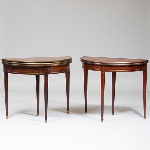 TWO DIRECTOIRE BRASS MOUNTED MAHOGANY 3ba2fd