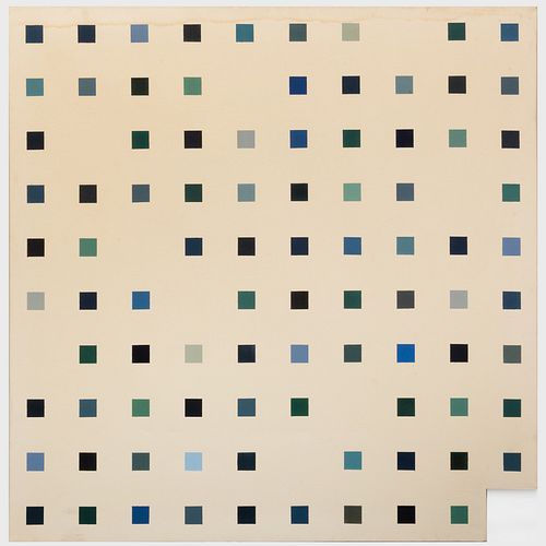 JULIE WALTON: 100 SQUARES NO. 5Oil