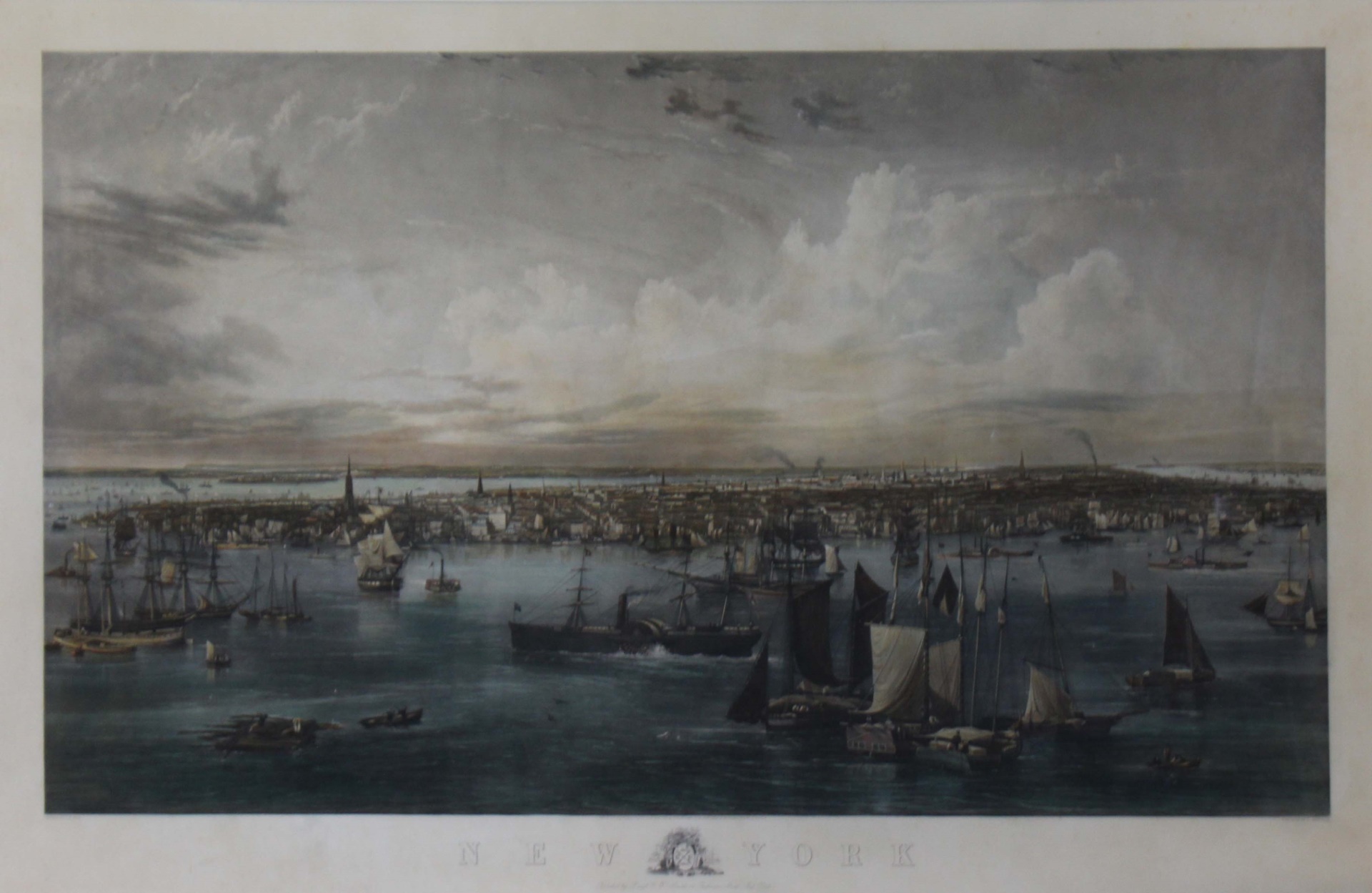 AFTER J HILL Engraving. New York. From