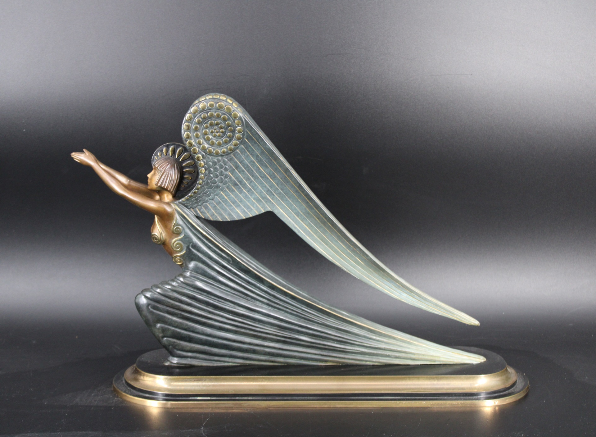 ROMAIN DE TIRTOFF (ERTE) BRONZE ANGEL