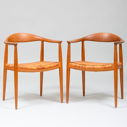 PAIR OF HANS WEGNER FOR JOHANNES 3ba416