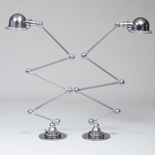 PAIR OF JIELD CHROME LOFT D9406  3ba47e