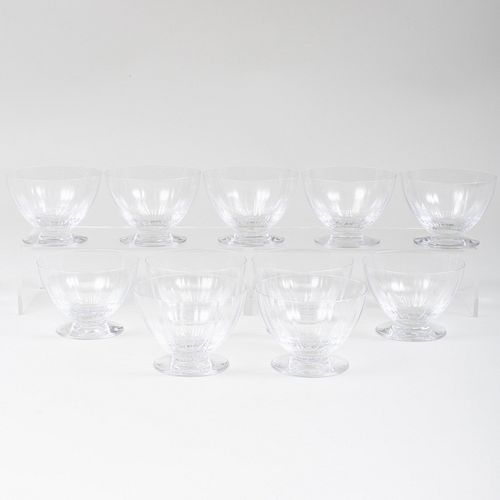 SET OF ELEVEN BACCARAT GLASS SORBET 3ba4a4