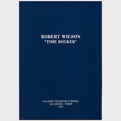 ROBERT WILSON B 1941 TIME ROCKERLithograph 3ba51f