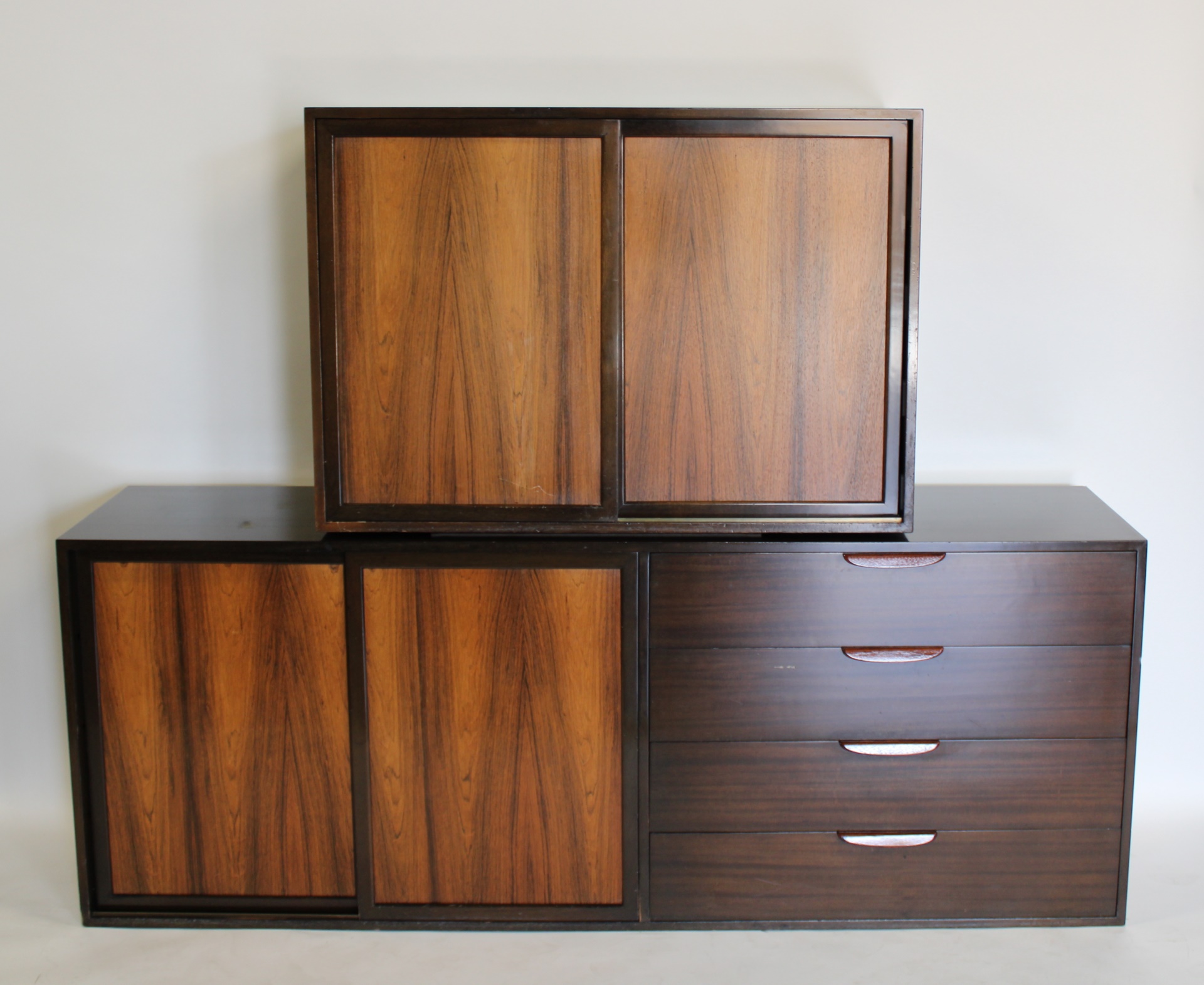 2 MIDCENTURY HARVEY PROBER ROSEWOOD