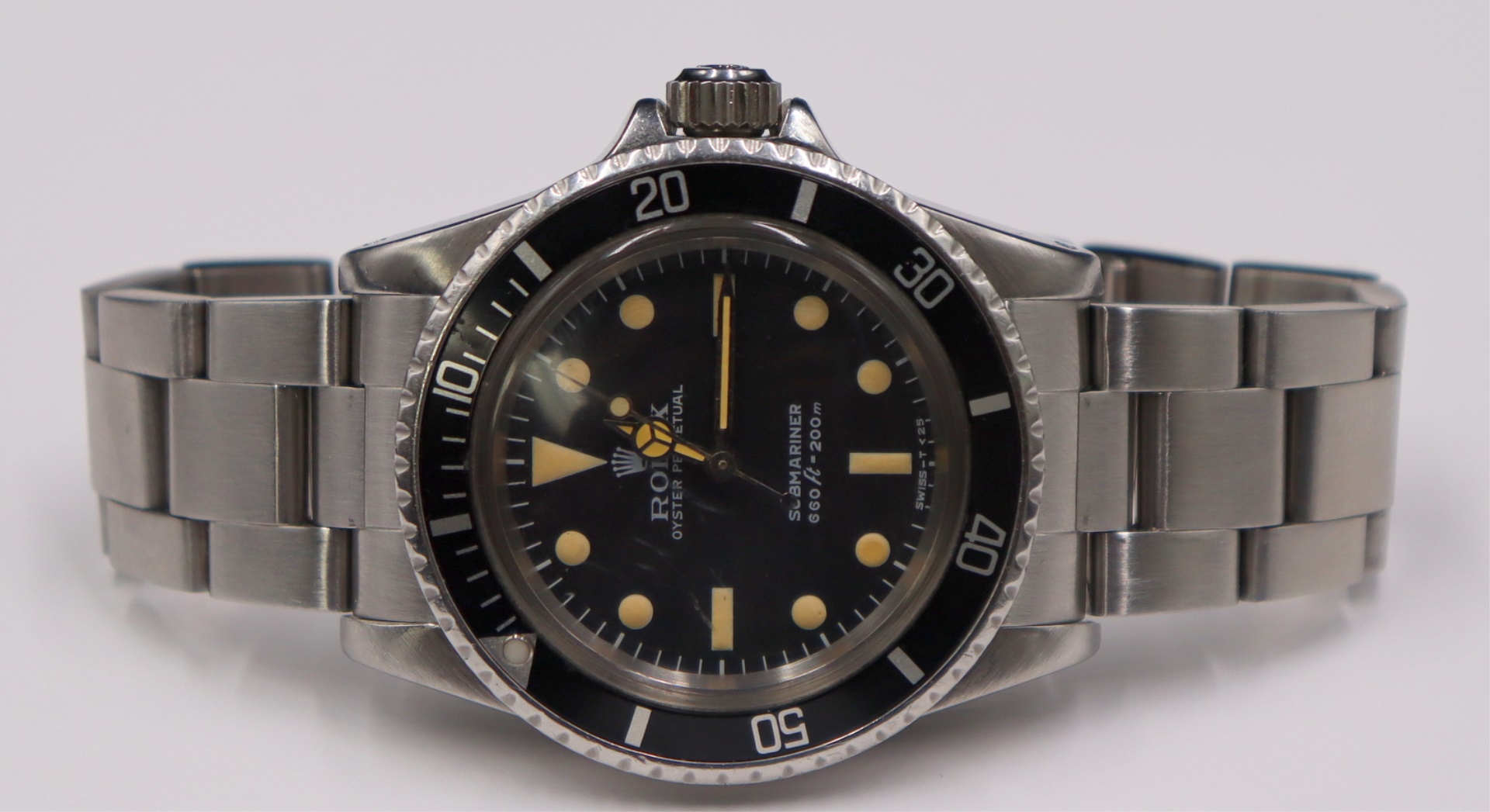 JEWELRY. VINTAGE MENS ROLEX SUBMARINER