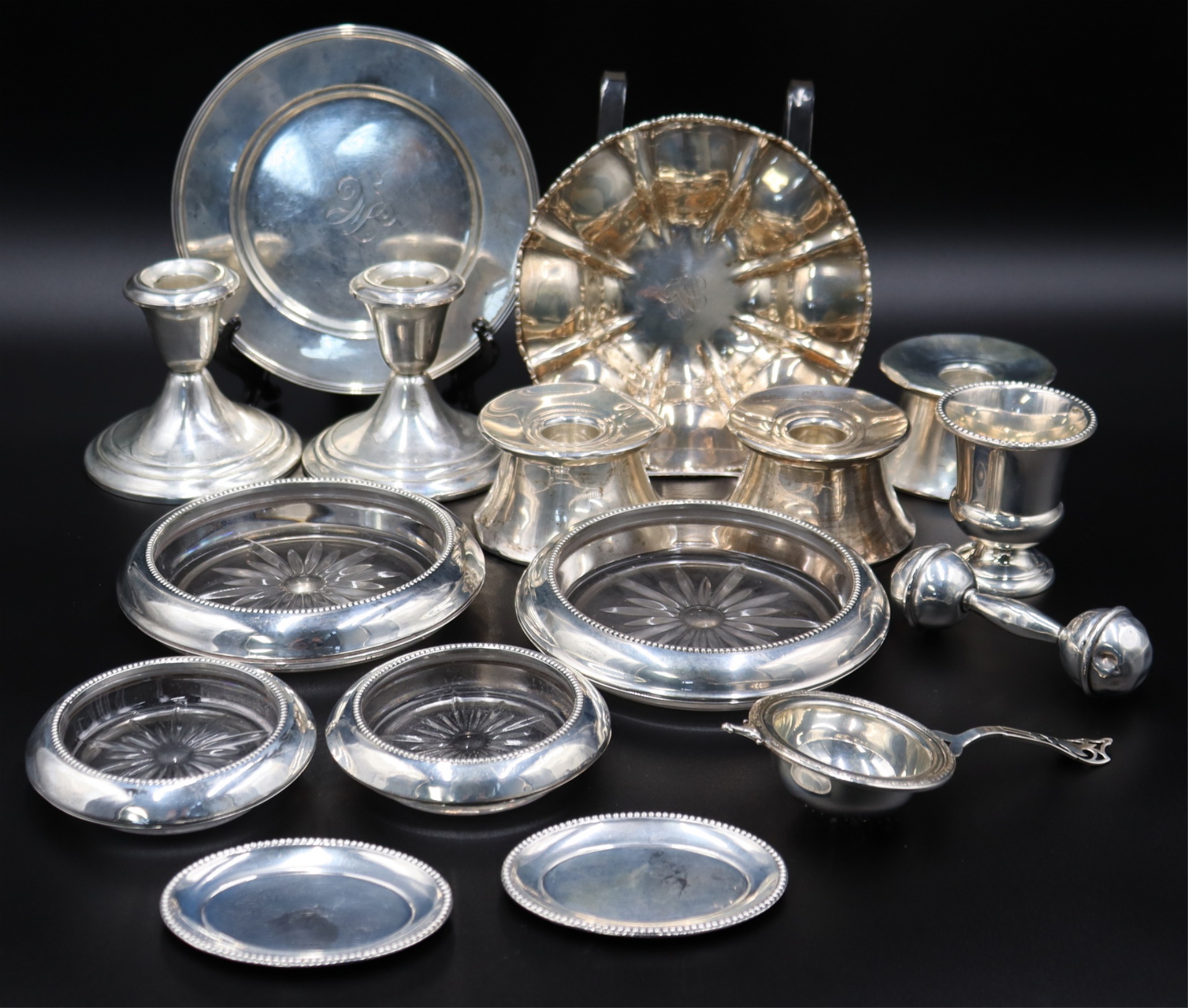 STERLING. ASSORTED STERLING HOLLOWWARE