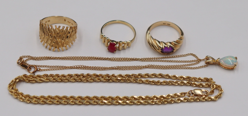 JEWELRY ASSORTED 14KT GOLD JEWELRY 3ba6b6