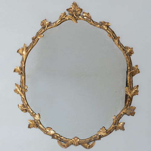 GEORGE III STYLE OVAL GILTWOOD 3ba6cc