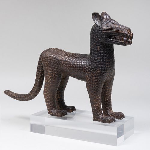 ETHNOGRAPHIC METAL FIGURE OF CATTogether 3ba6ee