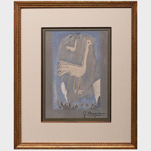 AFTER GEORGES BRAQUE (1882-1963): OISEAUXLithograph