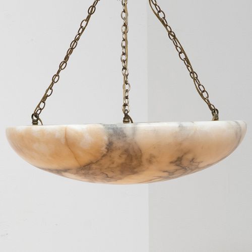 ART DECO STYLE ALABASTER PLAFONNIER5 3ba7ac