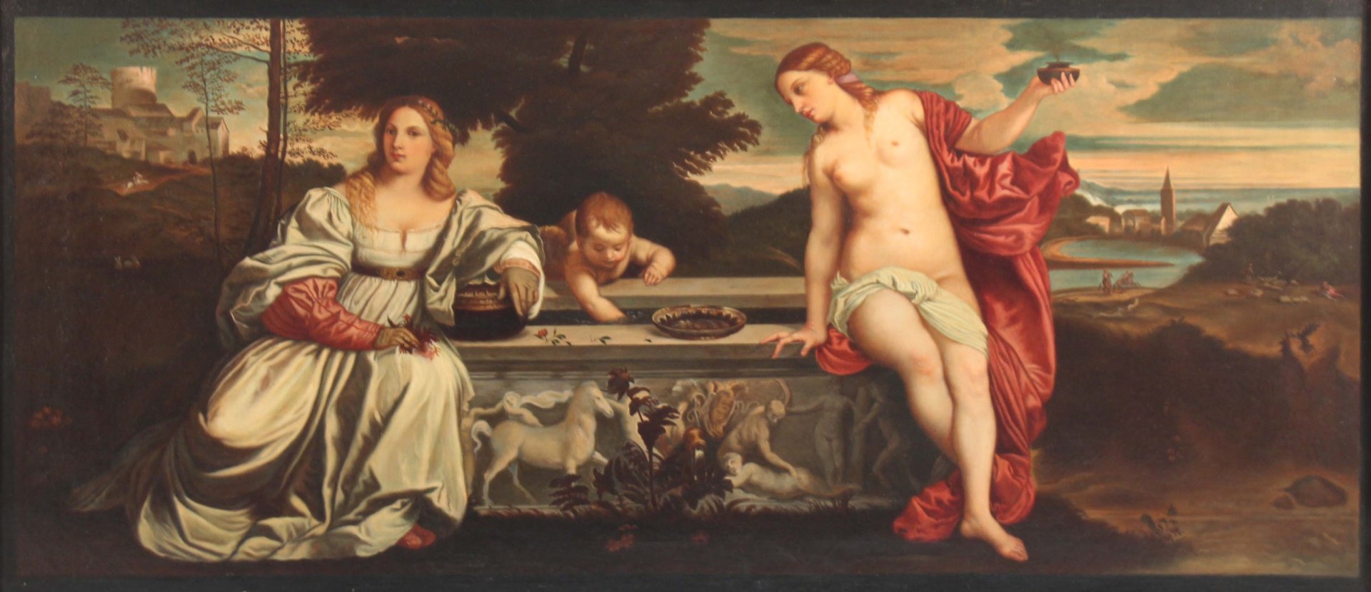 TITIAN AFTER Oil on canvas  3ba7d9