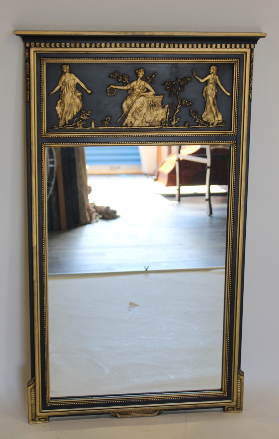 VINTAGE EBONIZED GILT NEOCLASSICAL 3ba88e