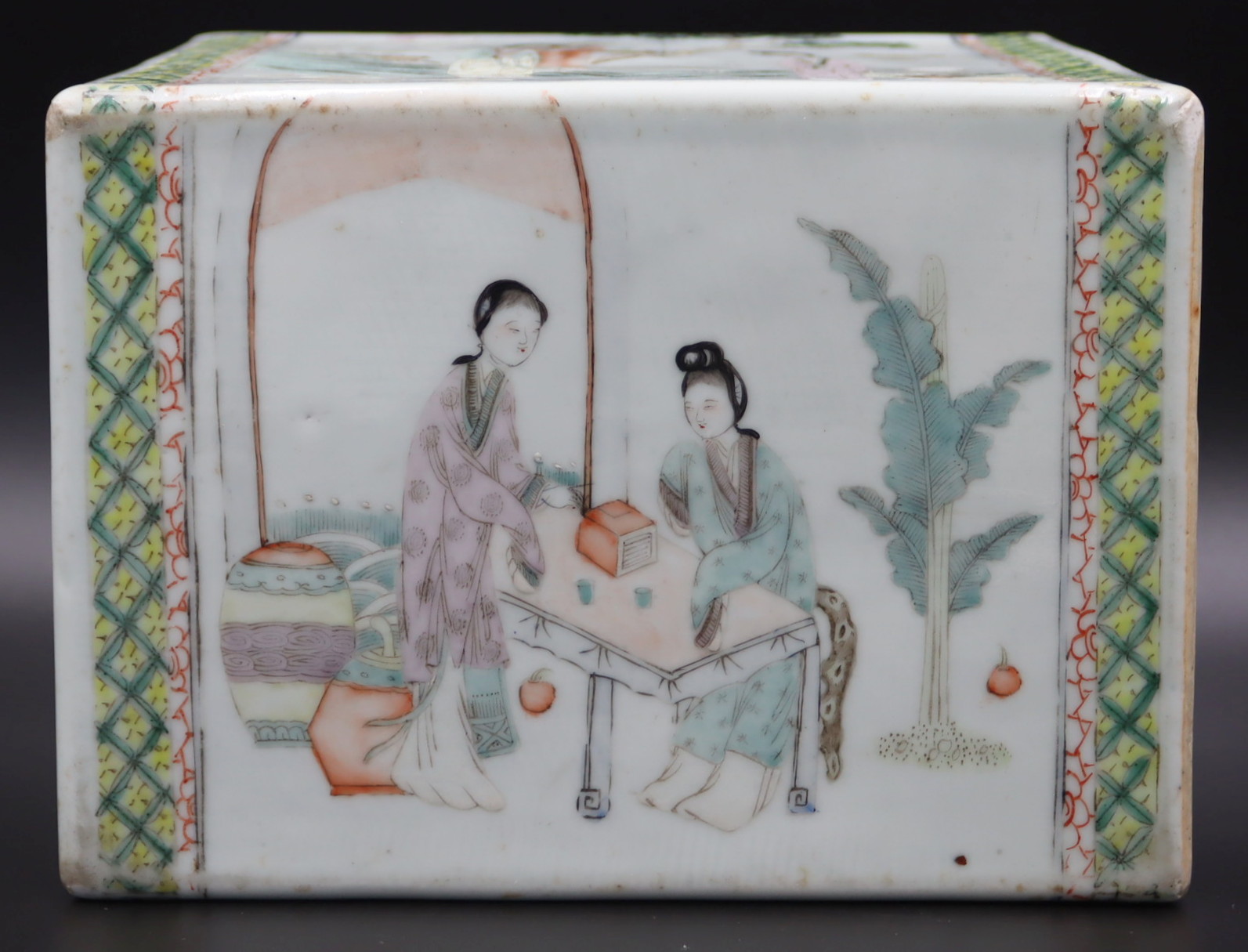 CHINESE ENAMEL DECORATED INCENSE 3ba8f1