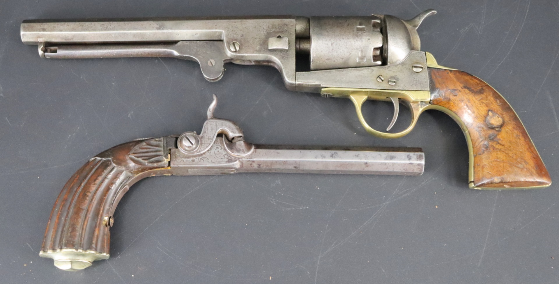 MILITARIA ENGLISH PERCUSSION REVOLVER 3ba908