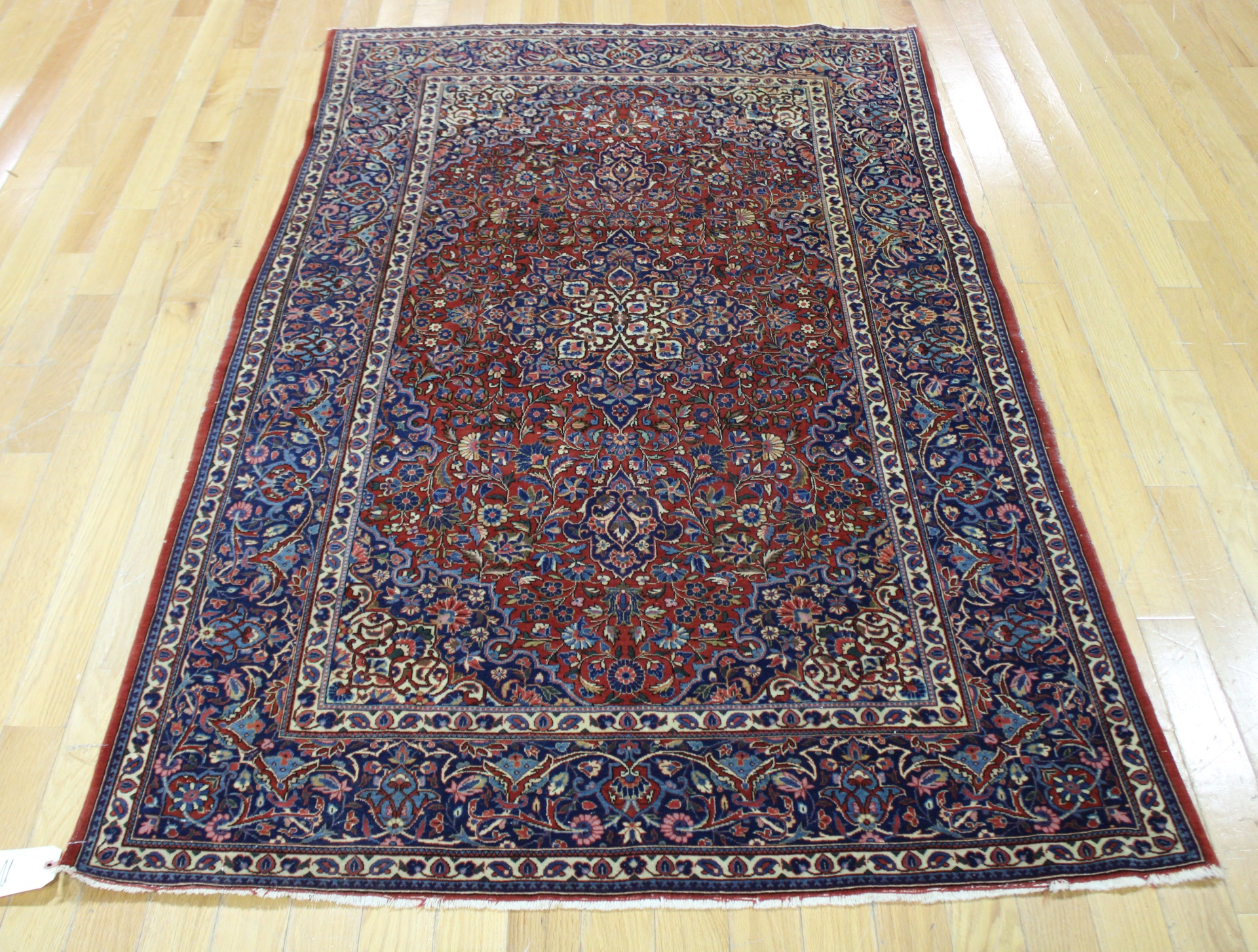 ANTIQUE AND FINELY HAND WOVEN KASHAN 3ba916