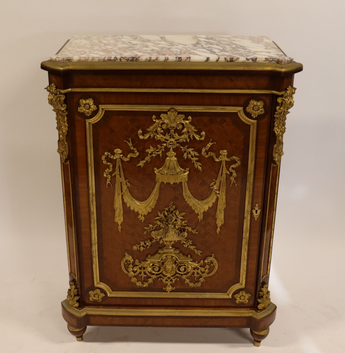19TH C BRONZE MOUNTED PARQUETRY 3b82bf