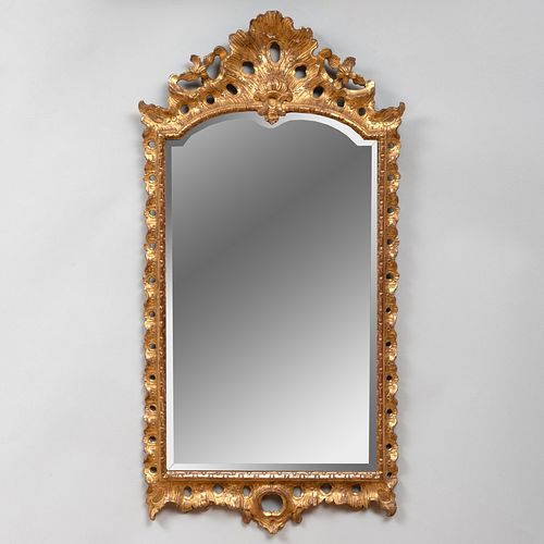 GEORGE III GILTWOOD MIRRORFitted 3b8302