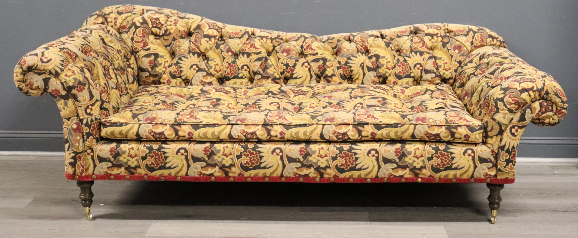GEORGE SMITH STYLE UPHOLSTERED,