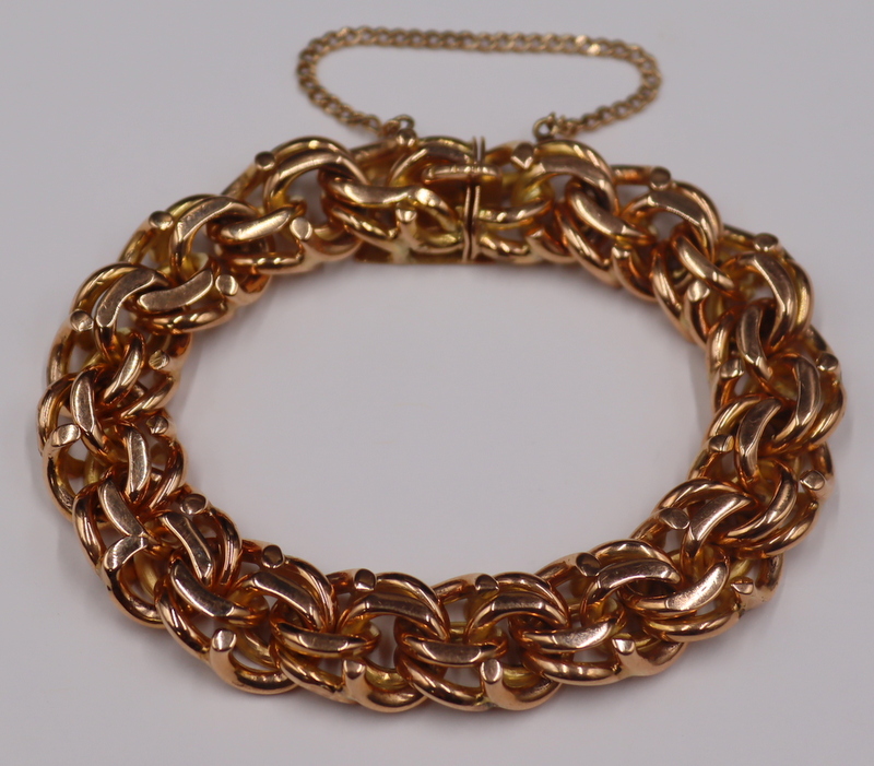 JEWELRY. 18KT ROSE GOLD CHAIN LINK
