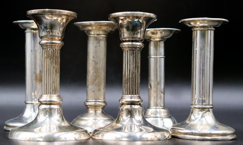 STERLING. TIFFANY & CO. STERLING CANDLESTICKS.