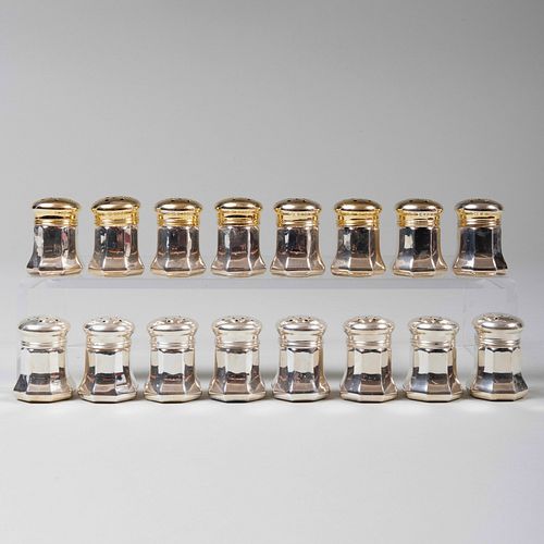 TWO SETS OF EIGHT CARTIER SILVER 3b8495