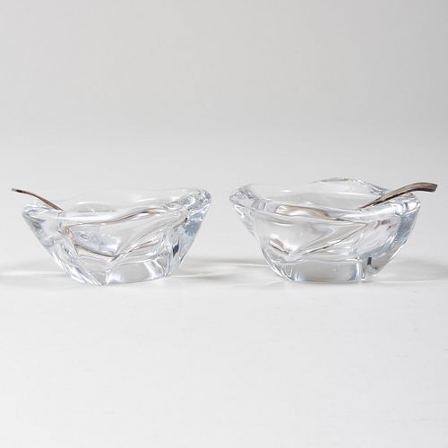 PAIR OF CARTIER COLORLESS GLASS 3b84cb