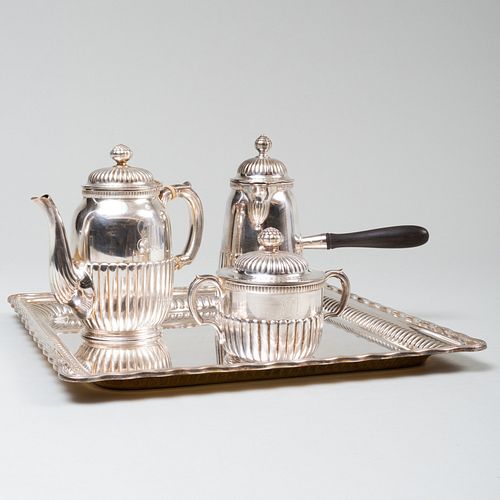 TIFFANY & CO. SILVER PLATE FOUR-PIECE