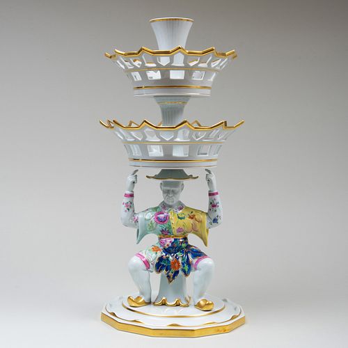 MOTTAHEDEH PORCELAIN THREE-TIERED