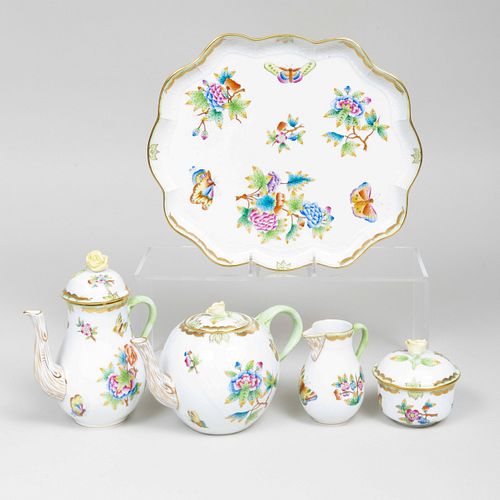 HEREND PORCELAIN TEA AND COFFEE