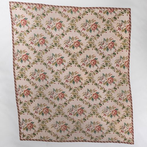 FLORAL NEEDLEWORK CARPET8 ft 8 3b8570