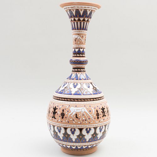 GIANNIS RHODES EARTHENWARE VASEIncised 3b85b9