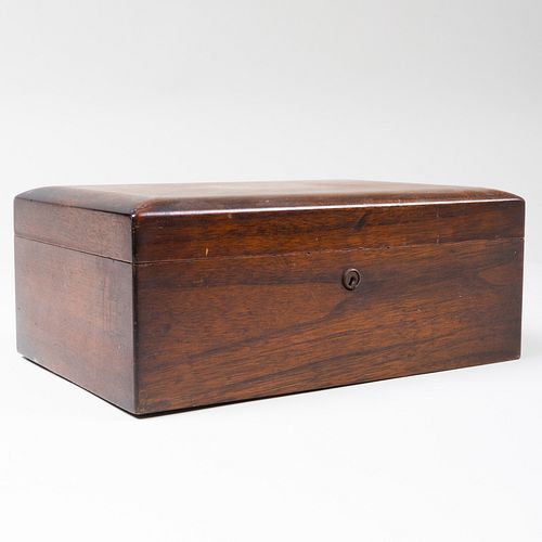 DUNHILL HUMIDOR AND A MAHOGANY