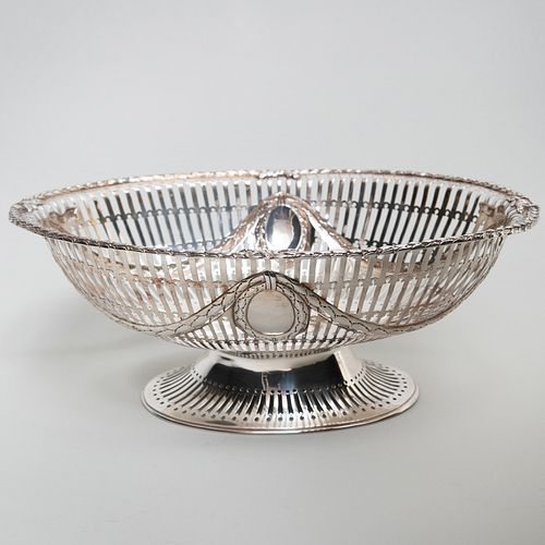 ENGLISH SILVER PLATE RETICULATED 3b866b
