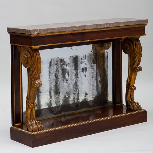 WILLIAM IV ROSEWOOD AND PARCEL GILT 3b868b