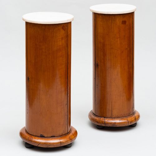 PAIR OF BIEDERMEIER CHERRY AND