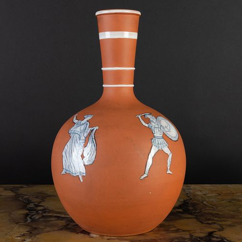 ENGLISH POTTERY NEOCLASSICAL BOTTLE