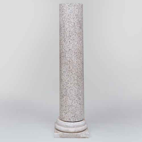 GRANITE COLUMNAR PEDESTAL ON AN 3b86c8