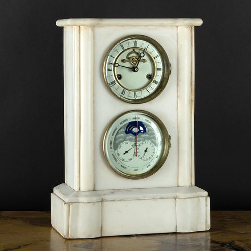 FRENCH WHITE MARBLE CALENDAR AND 3b86d1