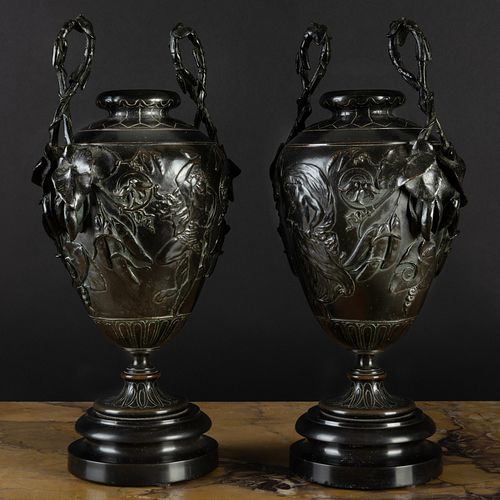 PAIR OF LATE NAPOLEON III BRONZE 3b8739