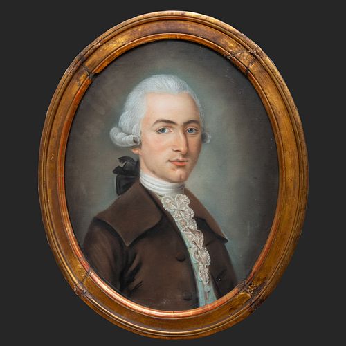 BRITISH SCHOOL PORTRAIT OF A GENTLEMANPastel 3b8786