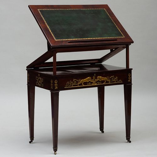 EMPIRE ORMOLU MOUNTED MAHOGANY 3b87ba