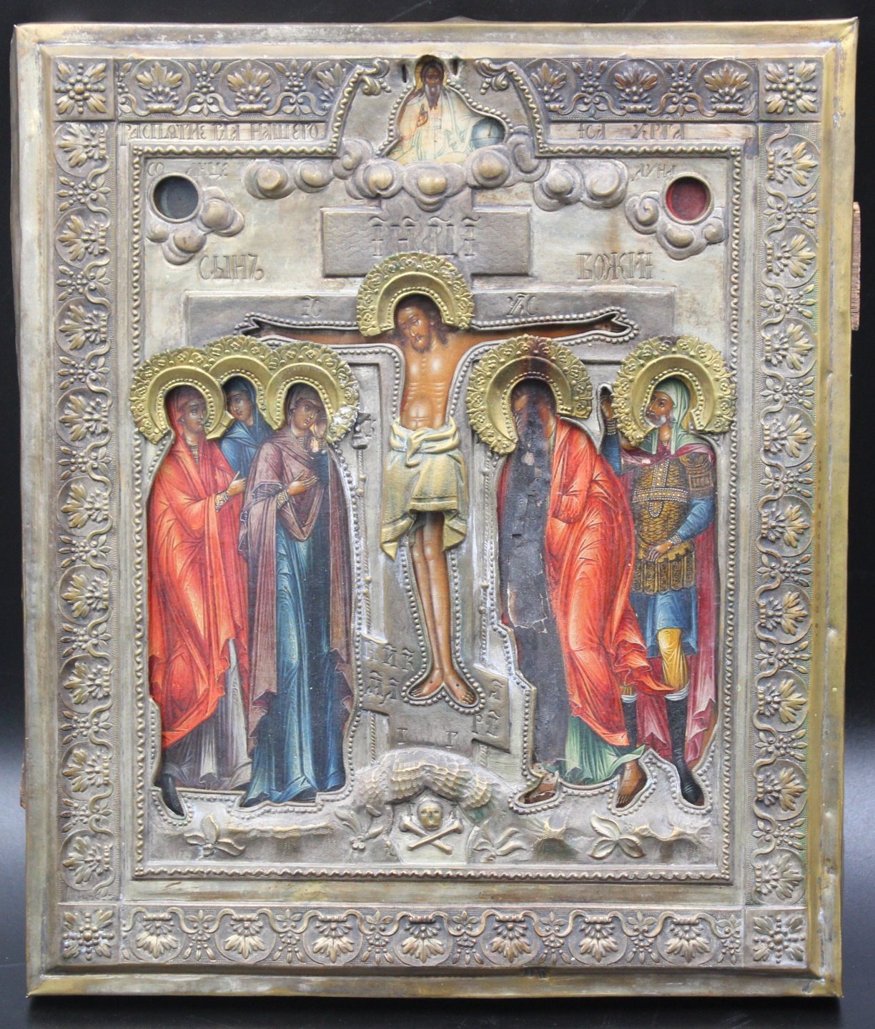 19TH CENTURY RUSSIAN ICON CRUCIFIXION 3b8838