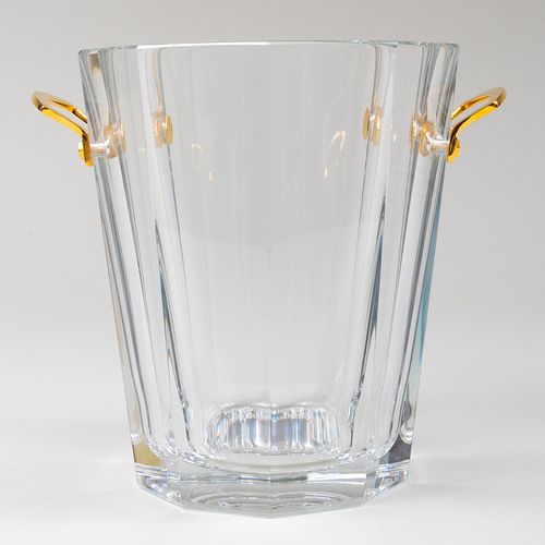 BACCARAT BRASS MOUNTED GLASS ICE 3b8904