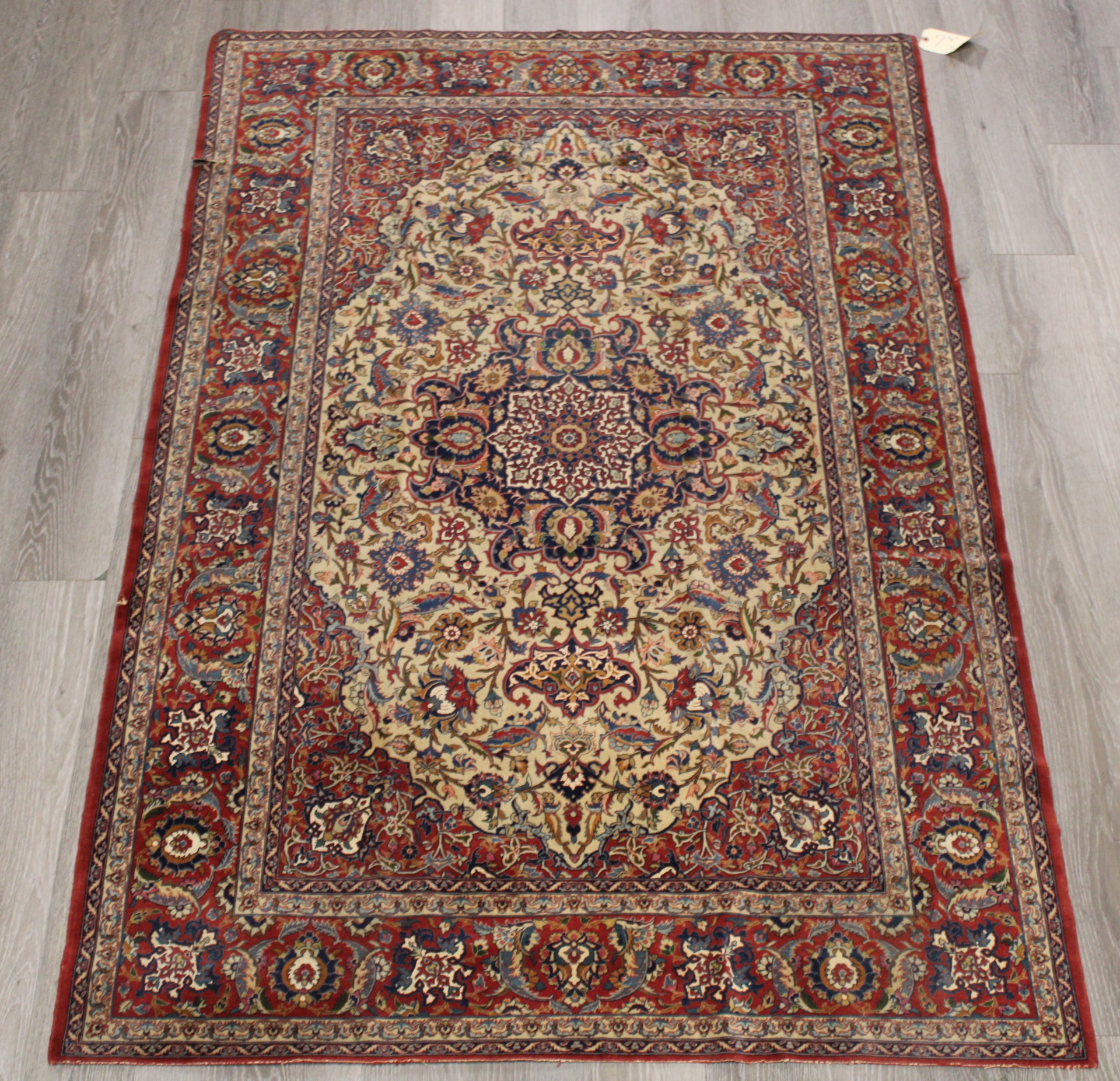 ANTIQUE AND FINELY HAND WOVEN TABRIZ 3b8962